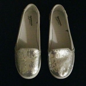 Silver shoes